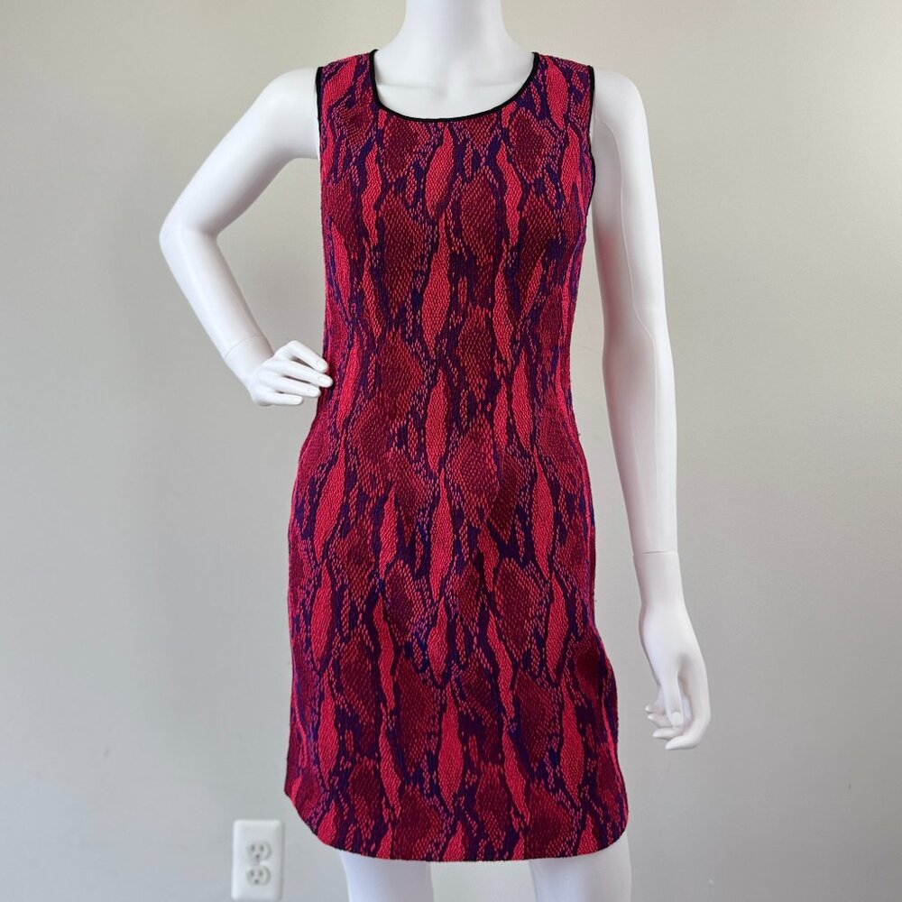Sandro Snake Skin Print Bodycon Dress